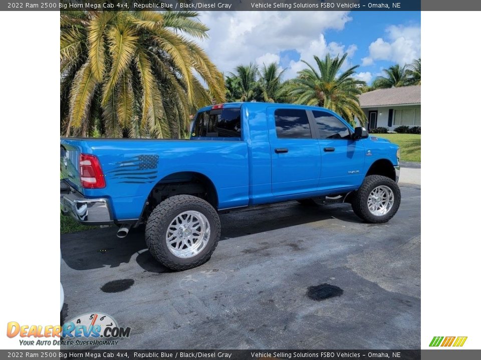 Republic Blue 2022 Ram 2500 Big Horn Mega Cab 4x4 Photo #3