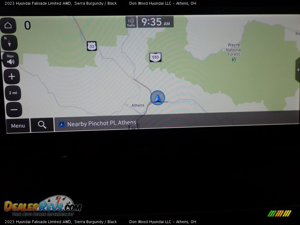 2023 Hyundai Palisade Limited AWD Sierra Burgundy / Black Photo #3