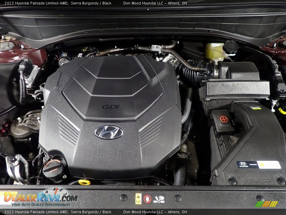 2023 Hyundai Palisade Limited AWD Sierra Burgundy / Black Photo #8