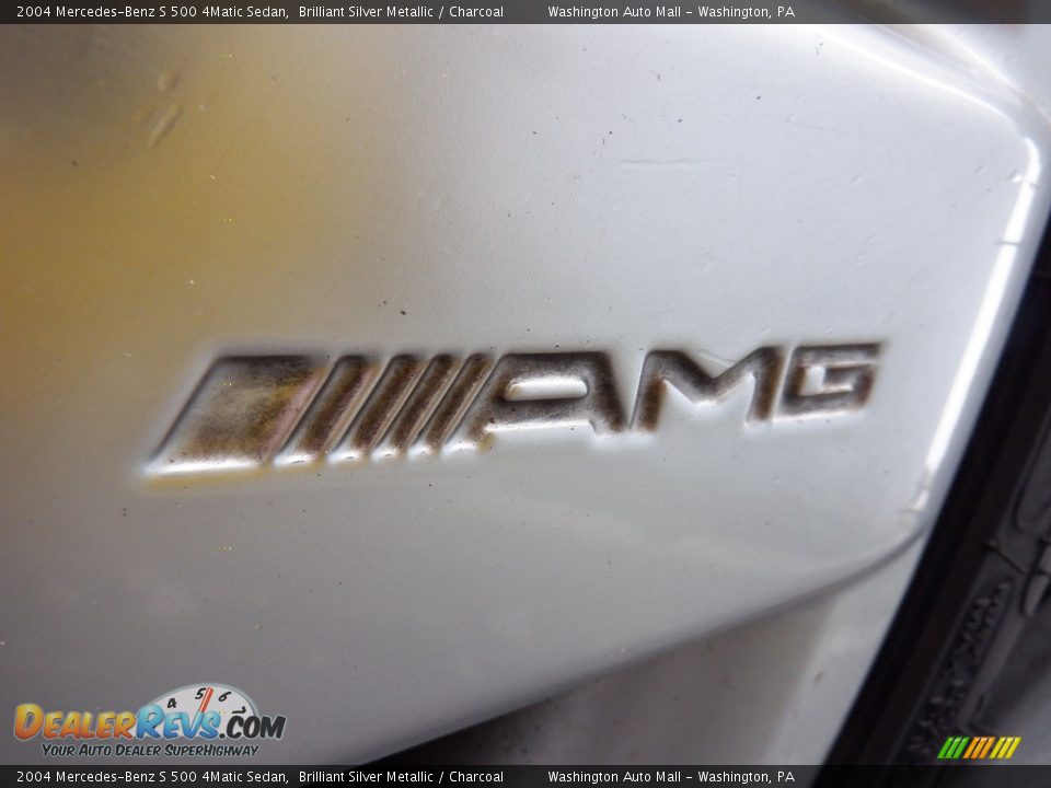 2004 Mercedes-Benz S 500 4Matic Sedan Brilliant Silver Metallic / Charcoal Photo #5