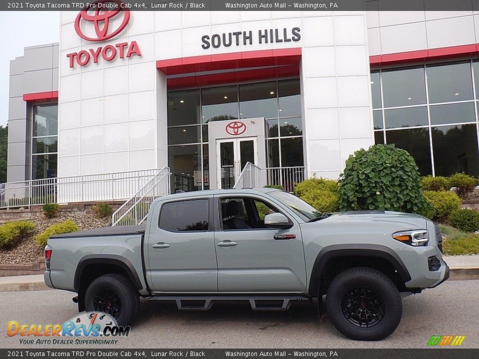 2021 Toyota Tacoma TRD Pro Double Cab 4x4 Lunar Rock / Black Photo #2