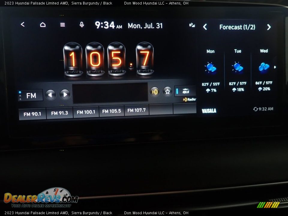 2023 Hyundai Palisade Limited AWD Sierra Burgundy / Black Photo #24