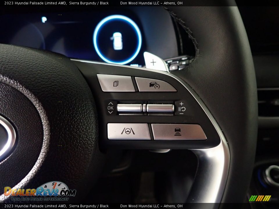 2023 Hyundai Palisade Limited AWD Sierra Burgundy / Black Photo #28