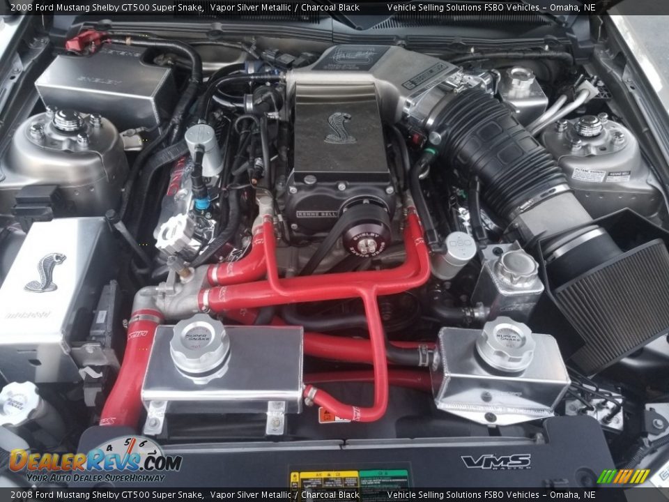 2008 Ford Mustang Shelby GT500 Super Snake 5.4 Liter Supercharged DOHC 32-Valve V8 Engine Photo #15