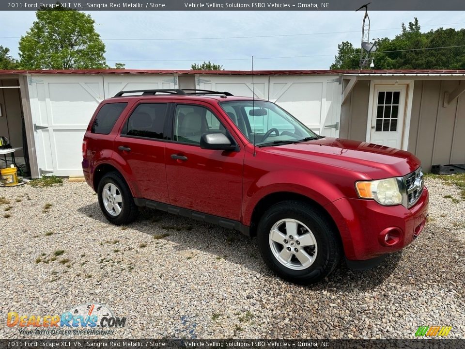 2011 Ford Escape XLT V6 Sangria Red Metallic / Stone Photo #2