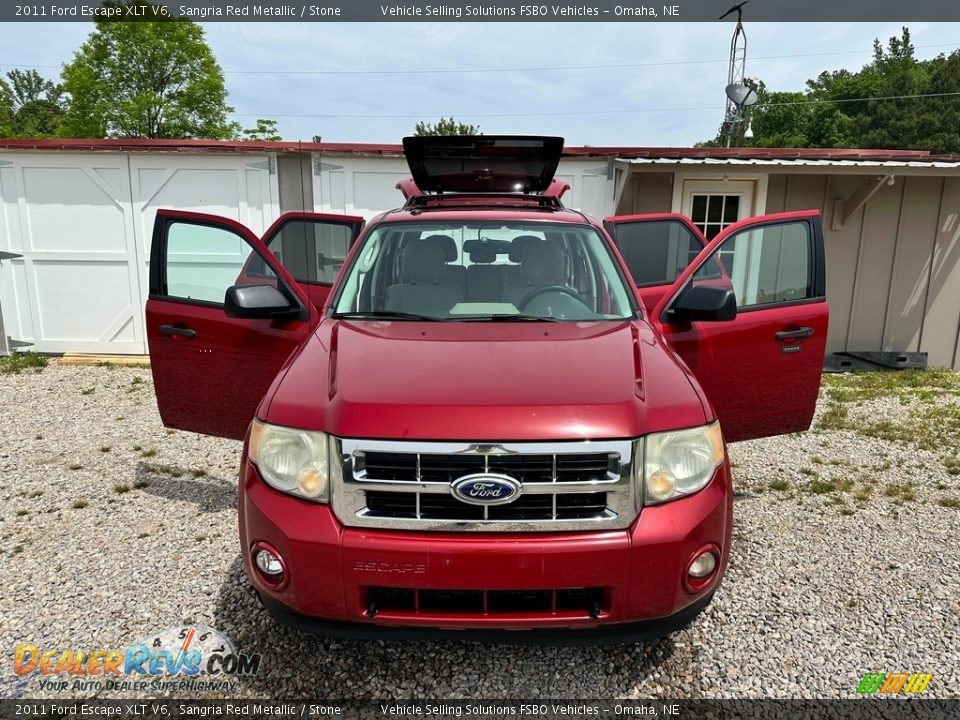 2011 Ford Escape XLT V6 Sangria Red Metallic / Stone Photo #4