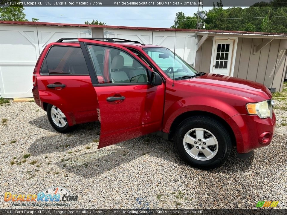 2011 Ford Escape XLT V6 Sangria Red Metallic / Stone Photo #14