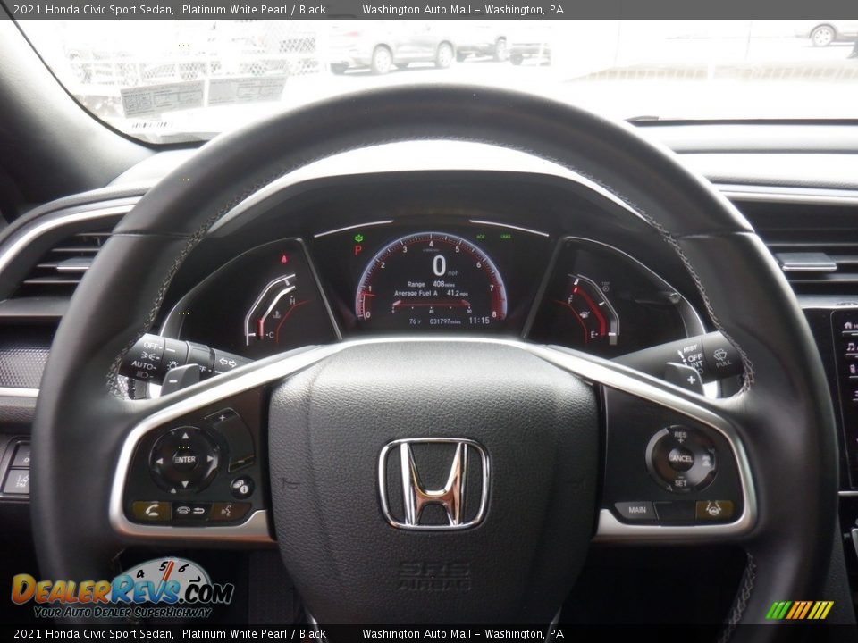 2021 Honda Civic Sport Sedan Steering Wheel Photo #21