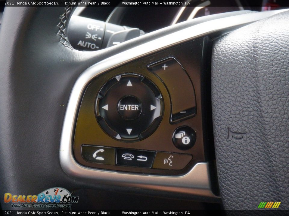 2021 Honda Civic Sport Sedan Steering Wheel Photo #22