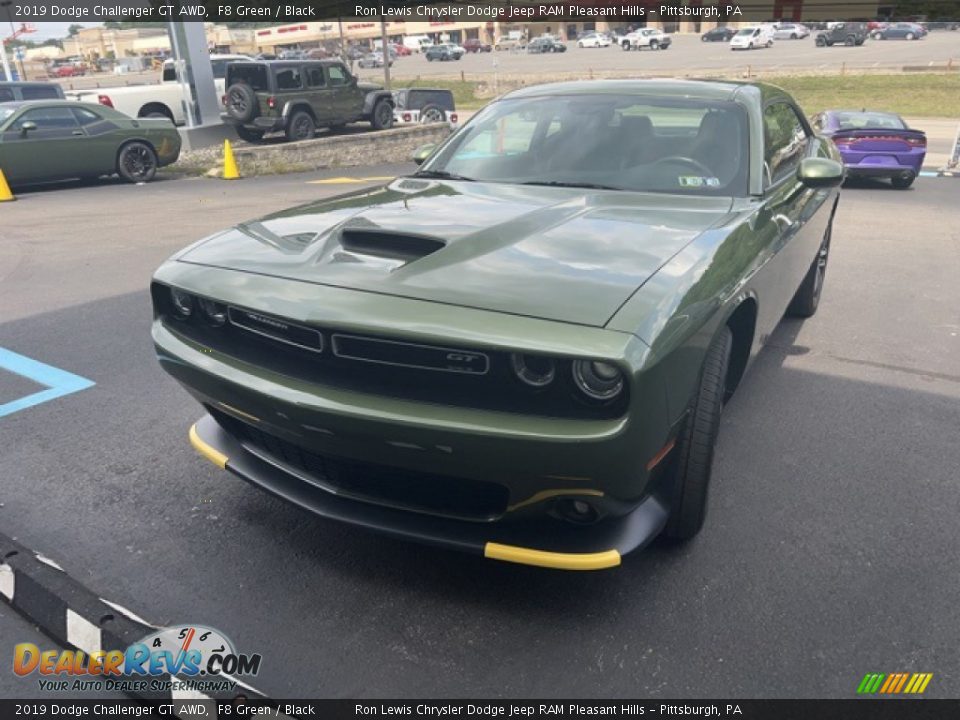 2019 Dodge Challenger GT AWD F8 Green / Black Photo #3