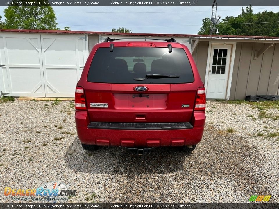 2011 Ford Escape XLT V6 Sangria Red Metallic / Stone Photo #18