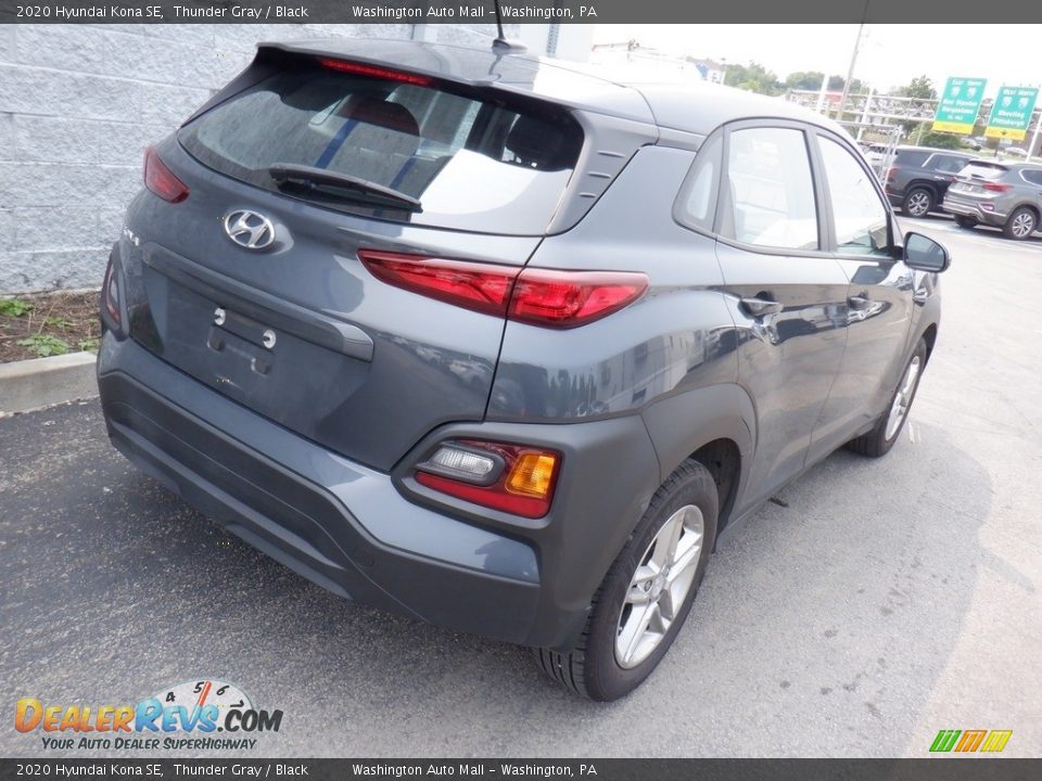 2020 Hyundai Kona SE Thunder Gray / Black Photo #7