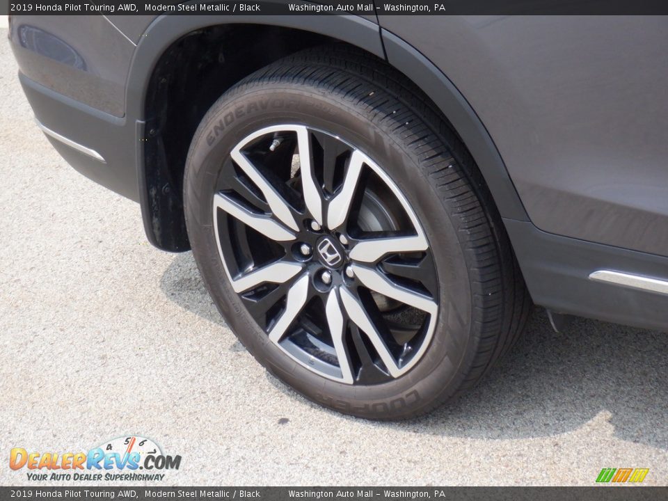 2019 Honda Pilot Touring AWD Modern Steel Metallic / Black Photo #4