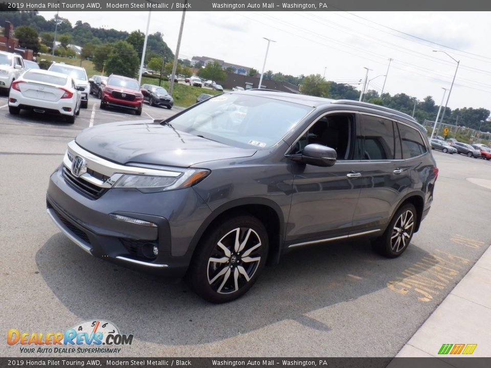 2019 Honda Pilot Touring AWD Modern Steel Metallic / Black Photo #6
