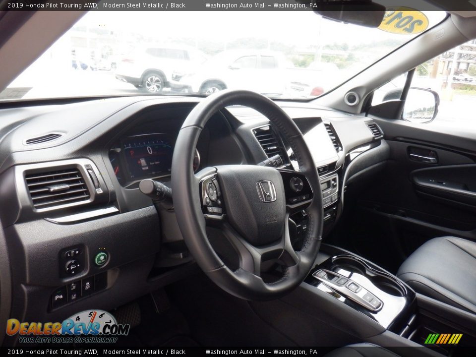 2019 Honda Pilot Touring AWD Modern Steel Metallic / Black Photo #18