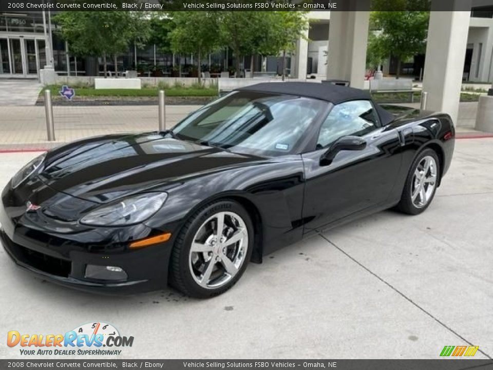 2008 Chevrolet Corvette Convertible Black / Ebony Photo #1