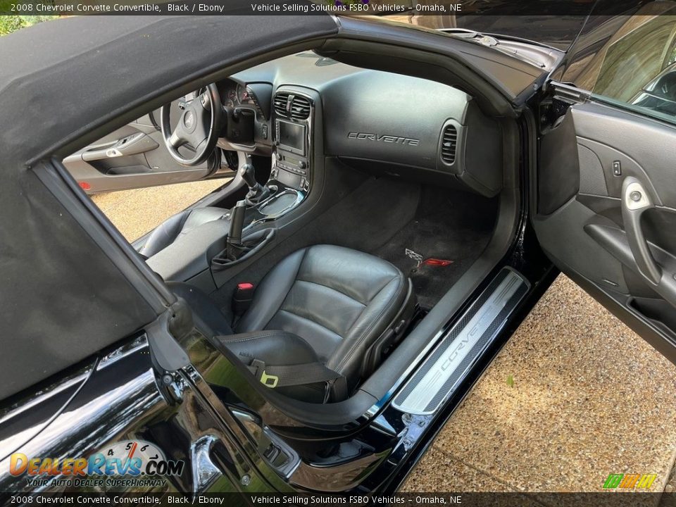 2008 Chevrolet Corvette Convertible Black / Ebony Photo #2