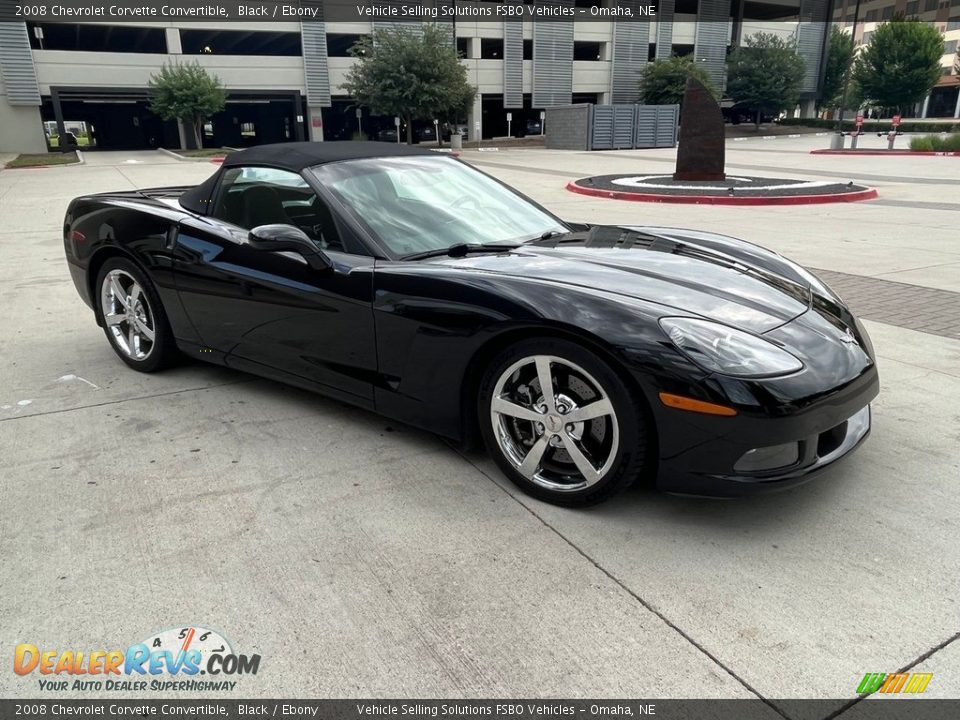 2008 Chevrolet Corvette Convertible Black / Ebony Photo #6