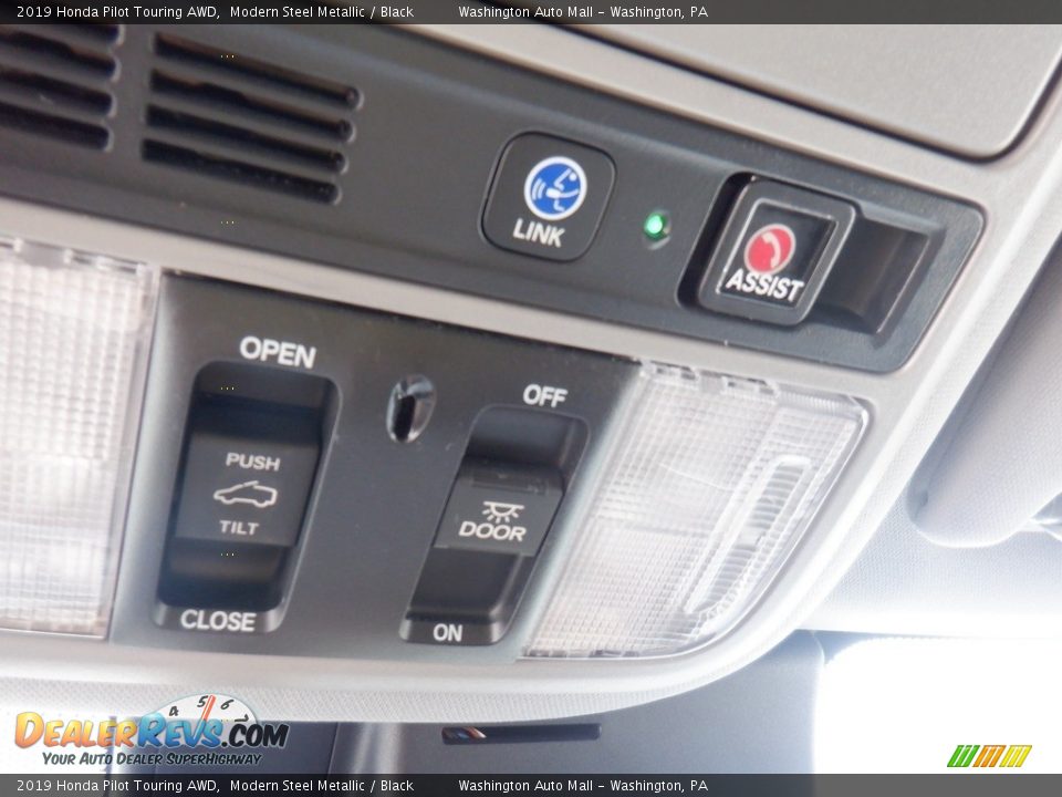 2019 Honda Pilot Touring AWD Modern Steel Metallic / Black Photo #30