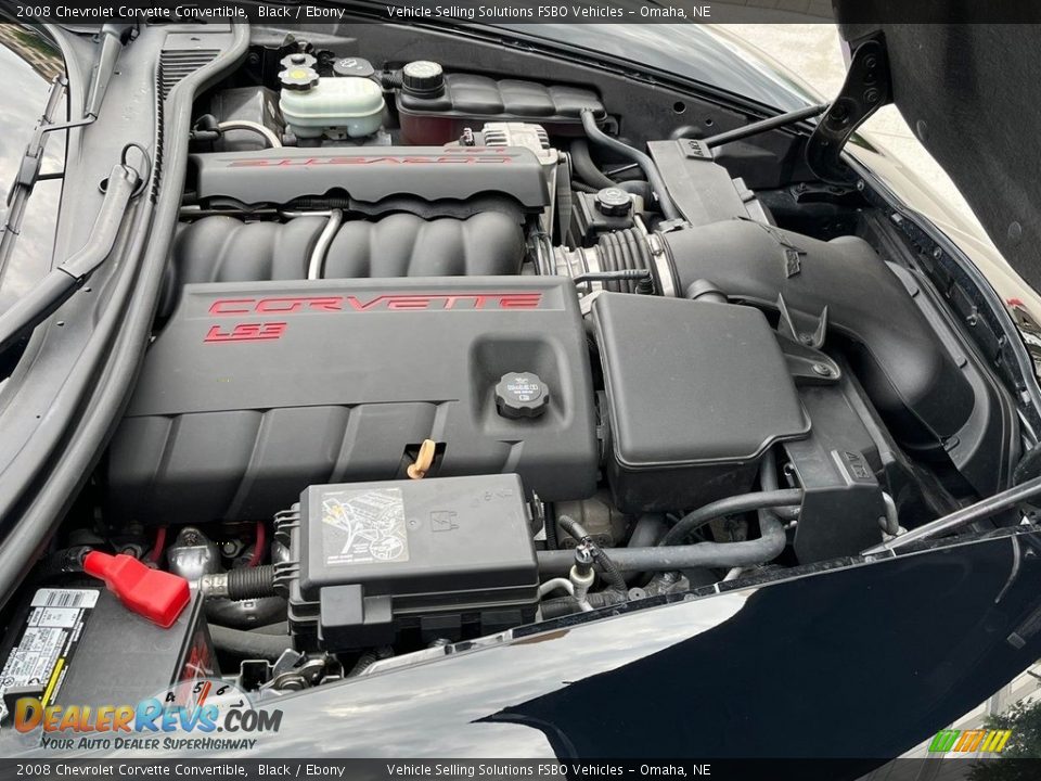 2008 Chevrolet Corvette Convertible 6.2 Liter OHV 16-Valve LS3 V8 Engine Photo #8