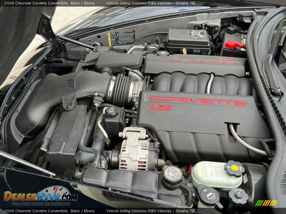 2008 Chevrolet Corvette Convertible 6.2 Liter OHV 16-Valve LS3 V8 Engine Photo #9