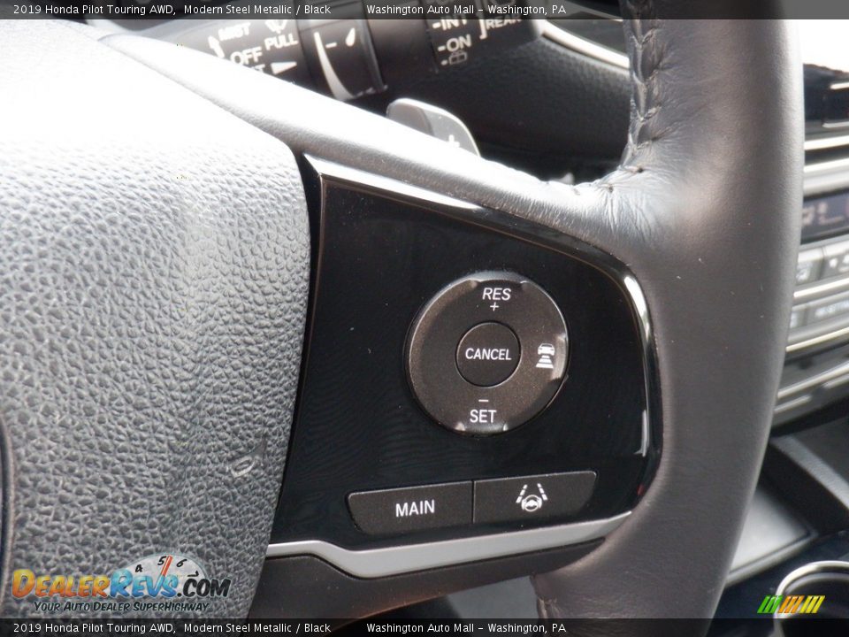 2019 Honda Pilot Touring AWD Modern Steel Metallic / Black Photo #34