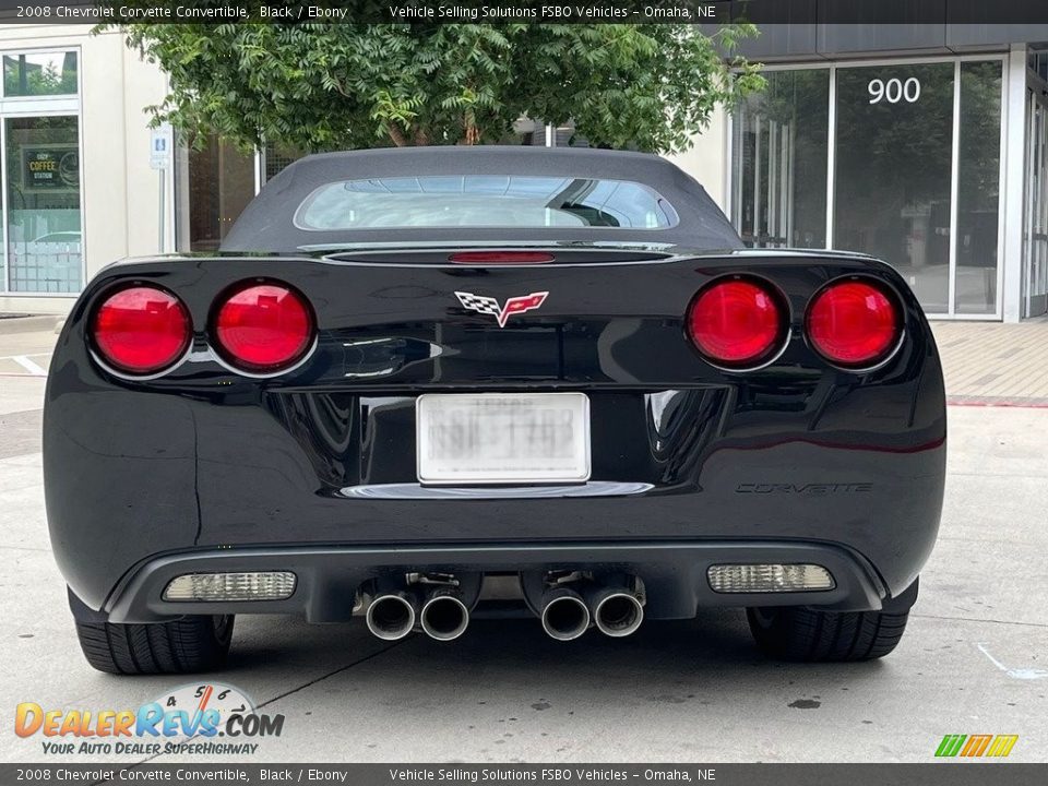 2008 Chevrolet Corvette Convertible Black / Ebony Photo #10