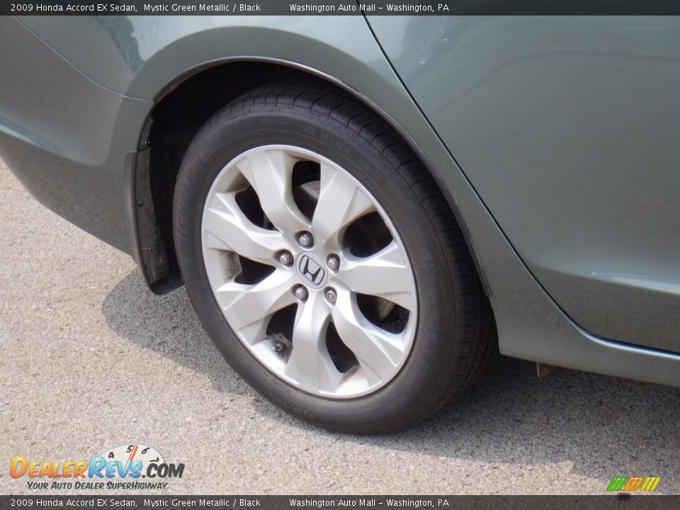2009 Honda Accord EX Sedan Mystic Green Metallic / Black Photo #4