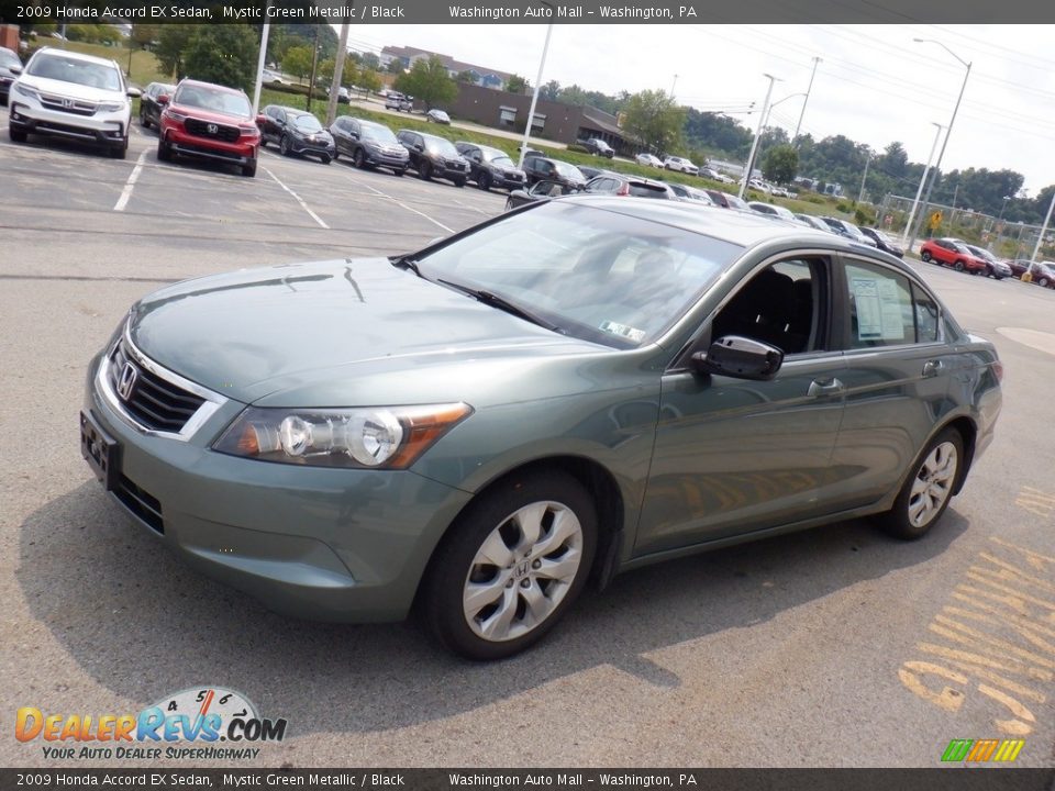 2009 Honda Accord EX Sedan Mystic Green Metallic / Black Photo #7