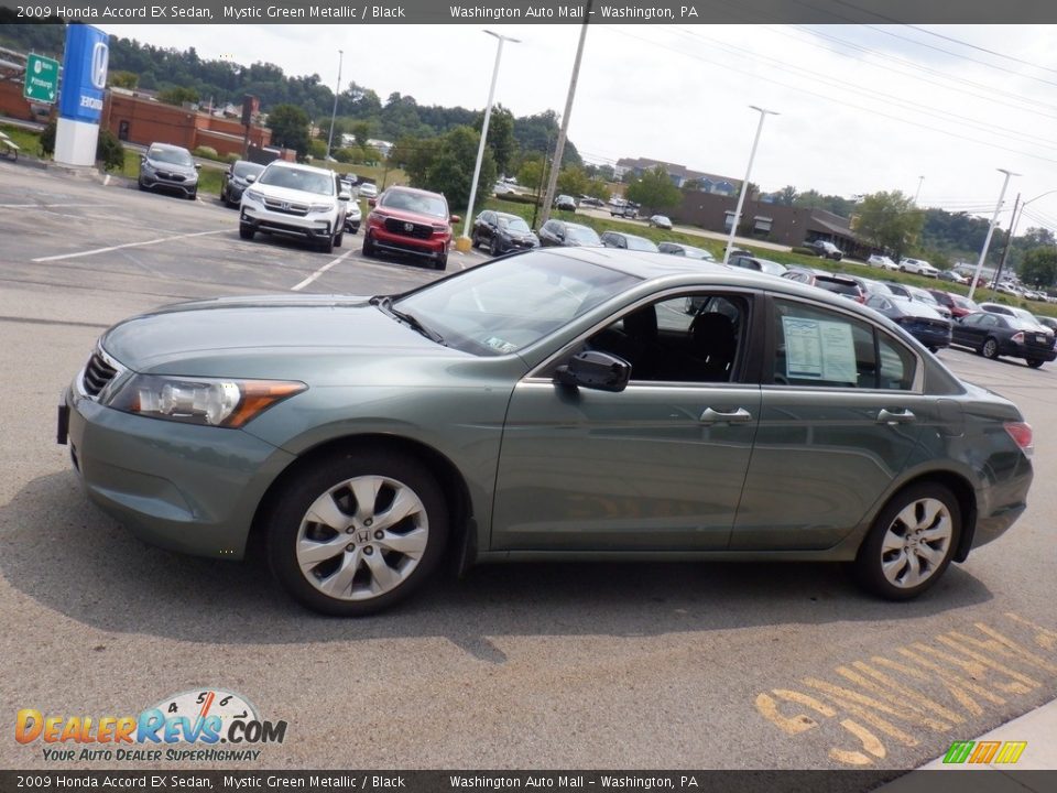 2009 Honda Accord EX Sedan Mystic Green Metallic / Black Photo #8