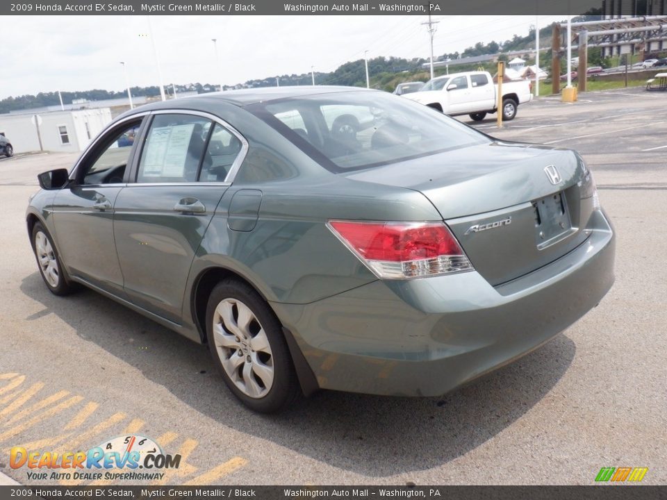 2009 Honda Accord EX Sedan Mystic Green Metallic / Black Photo #10