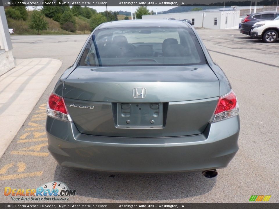 2009 Honda Accord EX Sedan Mystic Green Metallic / Black Photo #11