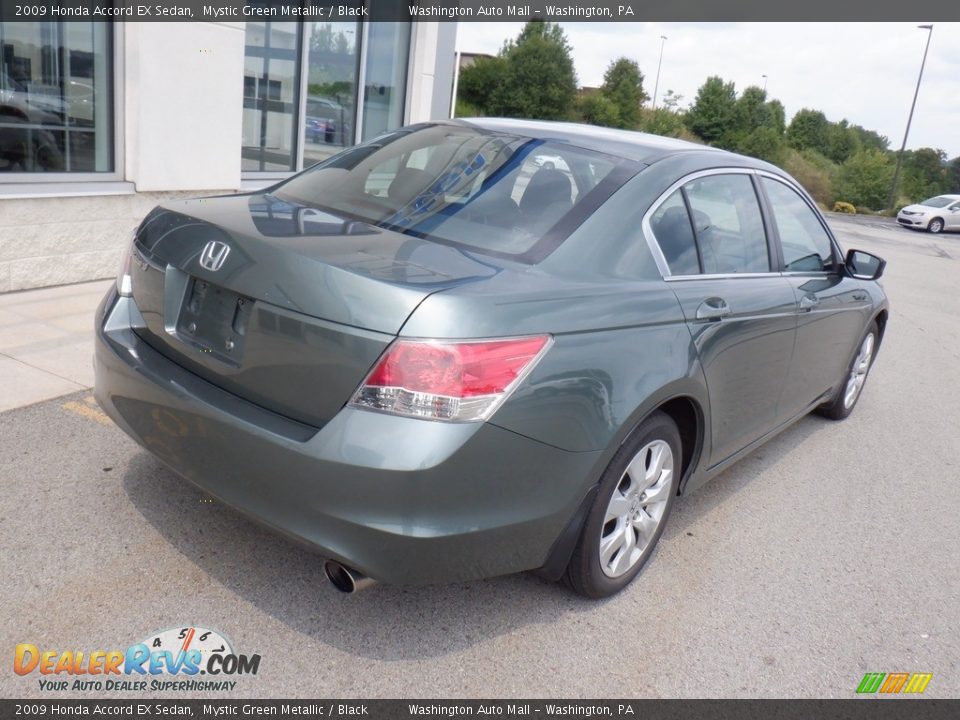 2009 Honda Accord EX Sedan Mystic Green Metallic / Black Photo #12