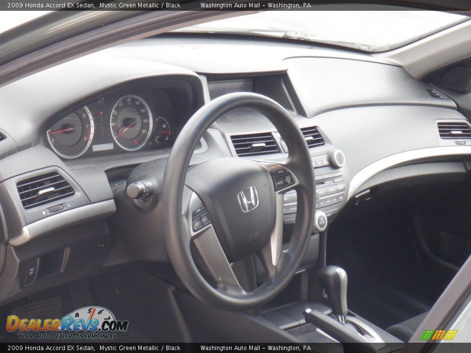 2009 Honda Accord EX Sedan Mystic Green Metallic / Black Photo #15