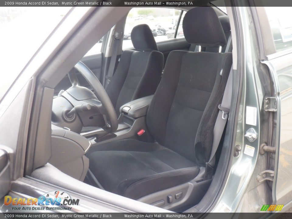 2009 Honda Accord EX Sedan Mystic Green Metallic / Black Photo #16