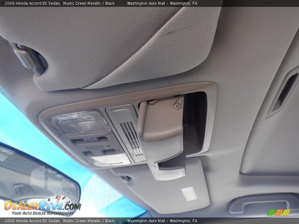 2009 Honda Accord EX Sedan Mystic Green Metallic / Black Photo #24