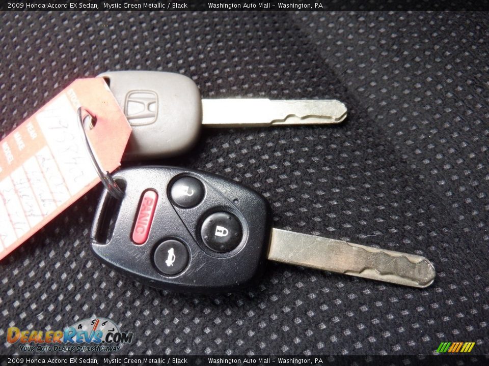 2009 Honda Accord EX Sedan Mystic Green Metallic / Black Photo #27