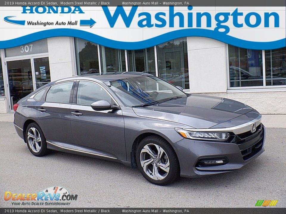 2019 Honda Accord EX Sedan Modern Steel Metallic / Black Photo #1