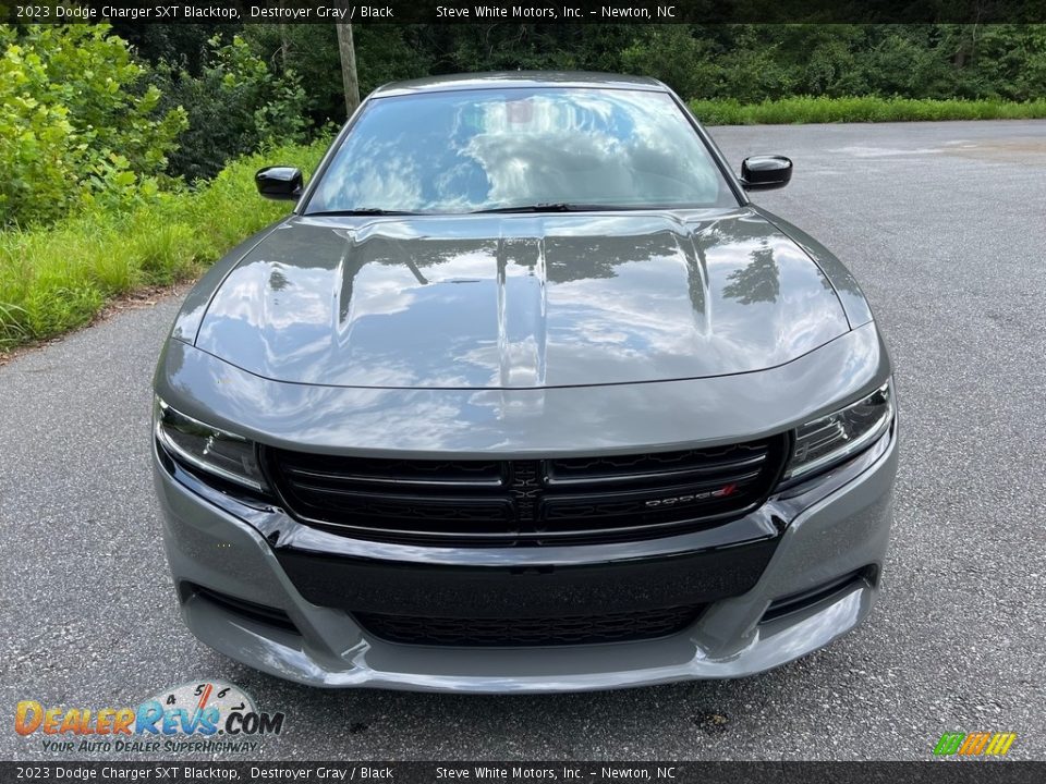 2023 Dodge Charger SXT Blacktop Destroyer Gray / Black Photo #3