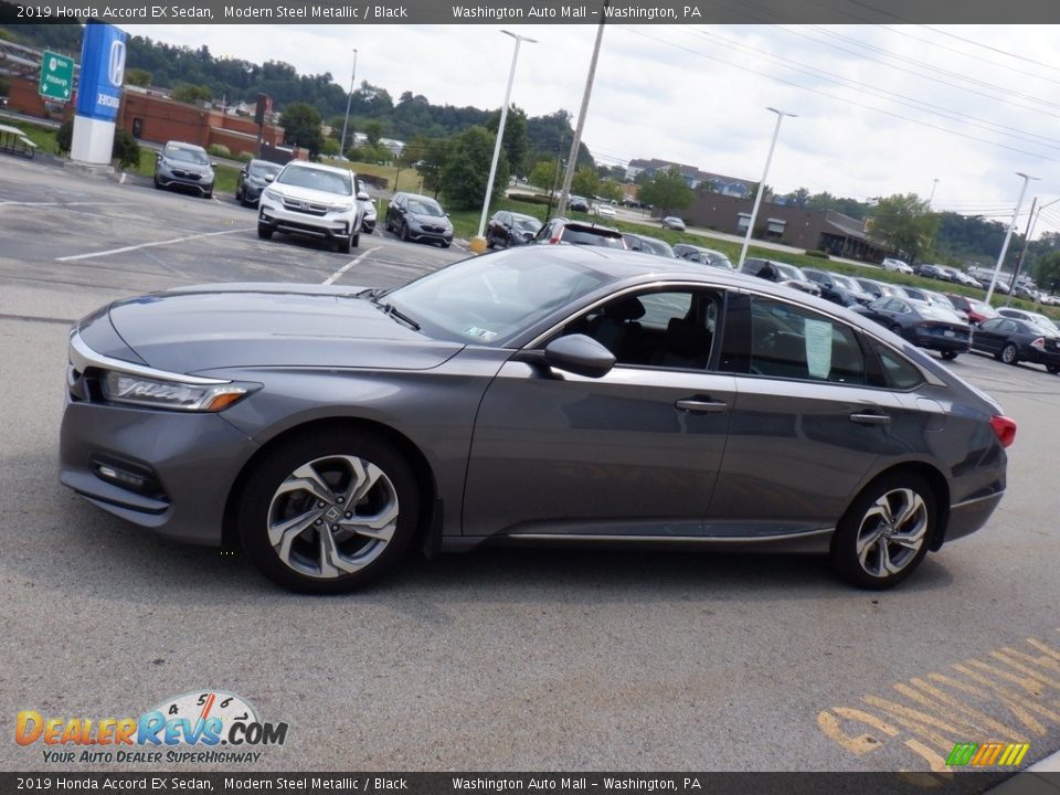 2019 Honda Accord EX Sedan Modern Steel Metallic / Black Photo #8