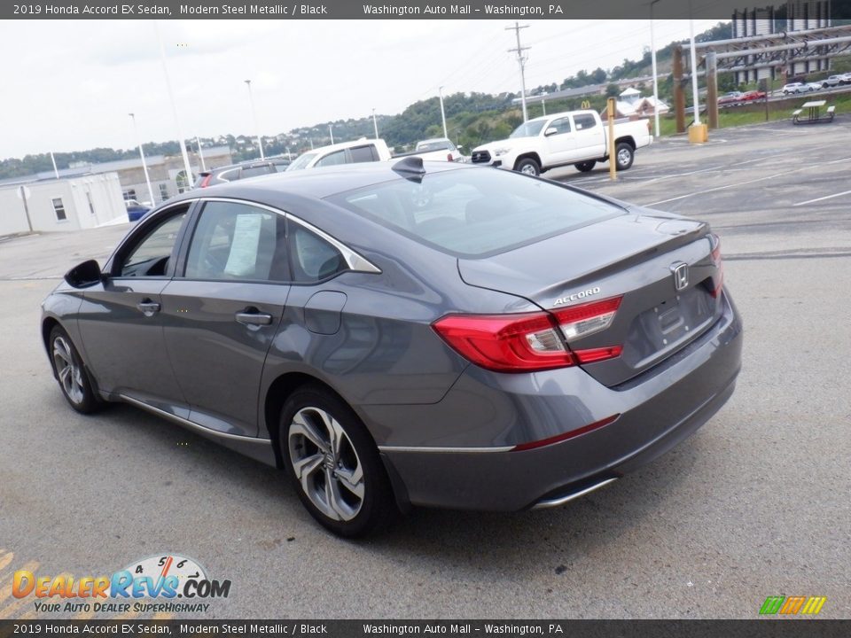 2019 Honda Accord EX Sedan Modern Steel Metallic / Black Photo #9