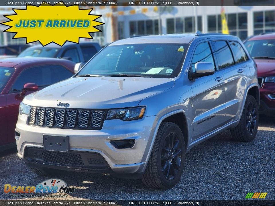 2021 Jeep Grand Cherokee Laredo 4x4 Billet Silver Metallic / Black Photo #1