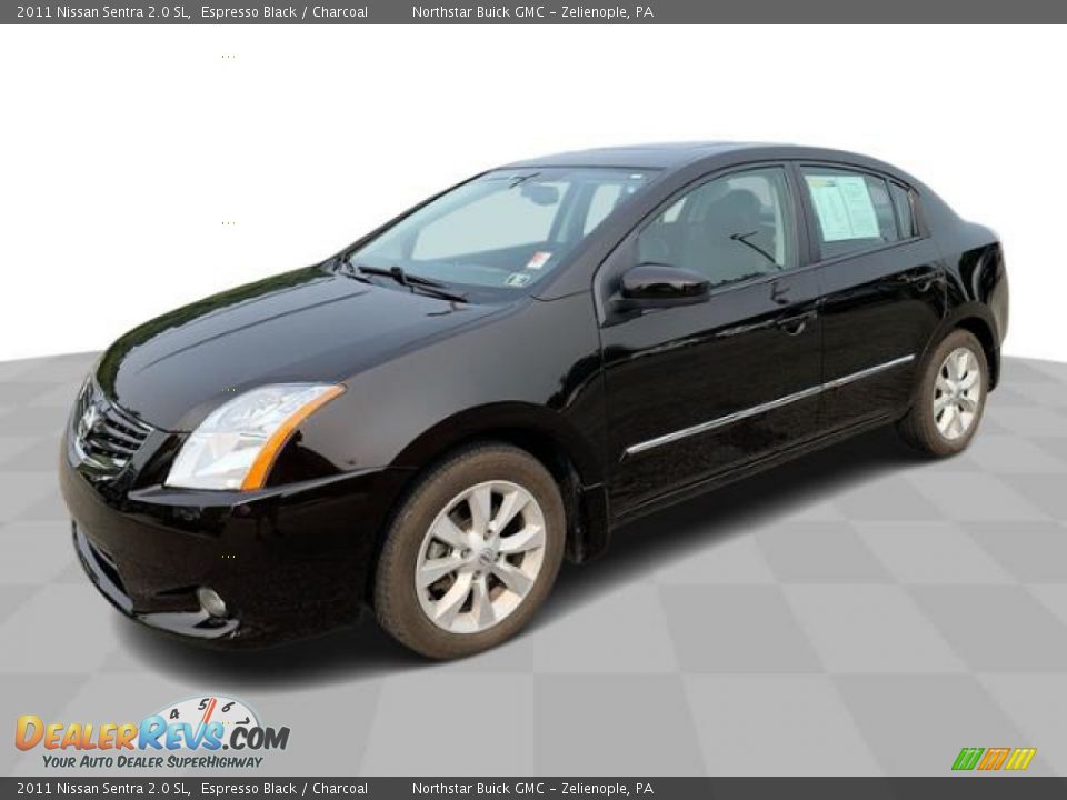 2011 Nissan Sentra 2.0 SL Espresso Black / Charcoal Photo #1