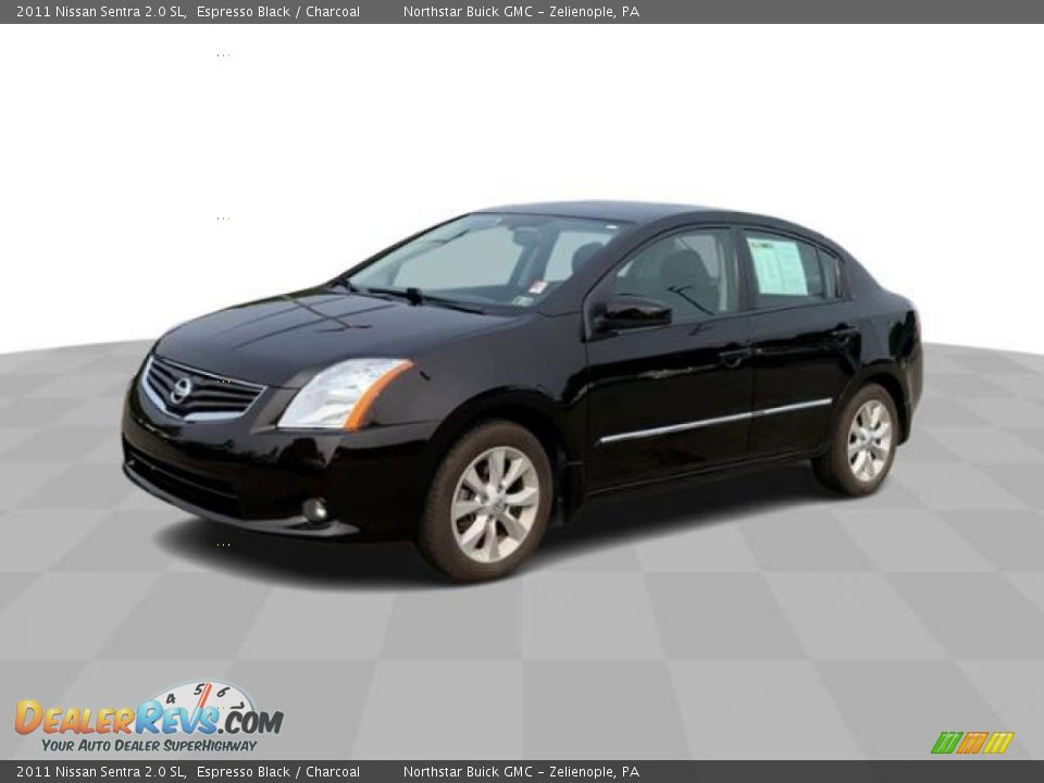 2011 Nissan Sentra 2.0 SL Espresso Black / Charcoal Photo #4