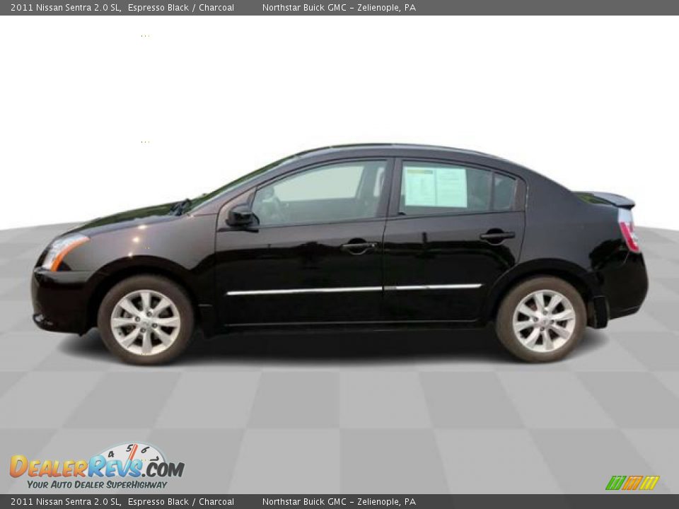 2011 Nissan Sentra 2.0 SL Espresso Black / Charcoal Photo #5