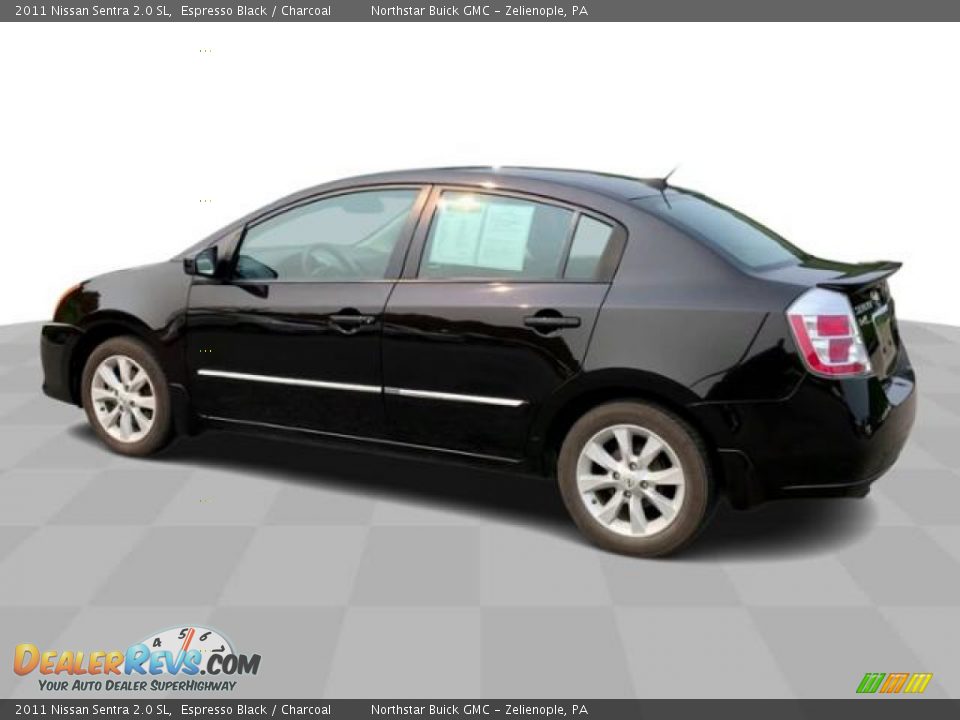 2011 Nissan Sentra 2.0 SL Espresso Black / Charcoal Photo #6