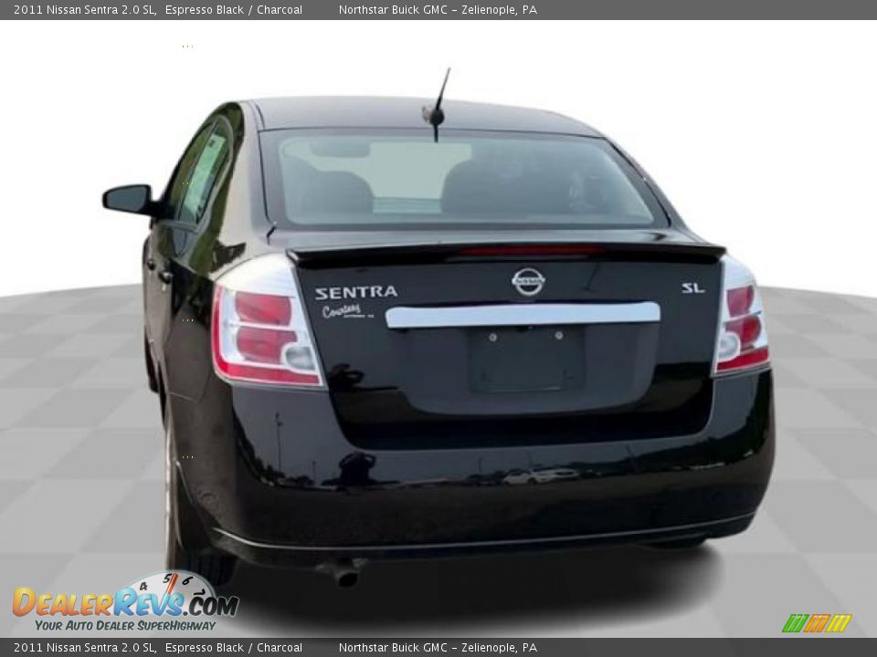 2011 Nissan Sentra 2.0 SL Espresso Black / Charcoal Photo #7