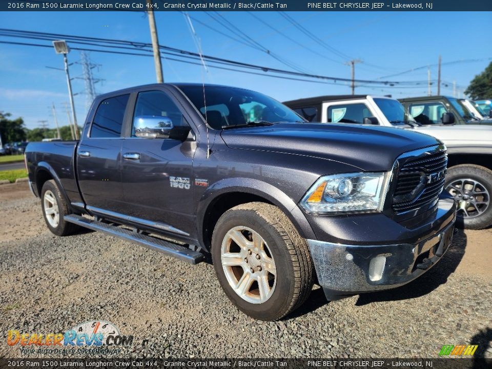 Front 3/4 View of 2016 Ram 1500 Laramie Longhorn Crew Cab 4x4 Photo #2