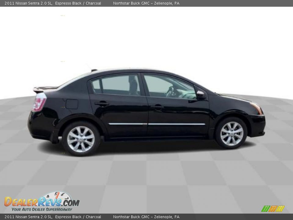 2011 Nissan Sentra 2.0 SL Espresso Black / Charcoal Photo #9