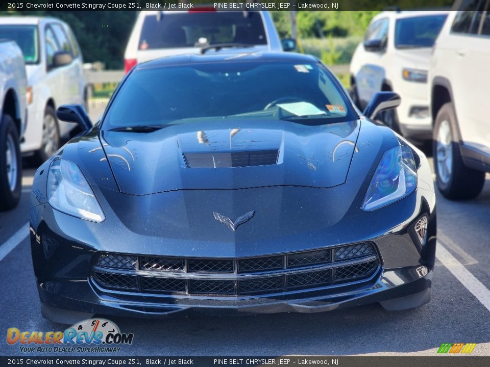 2015 Chevrolet Corvette Stingray Coupe Z51 Black / Jet Black Photo #2